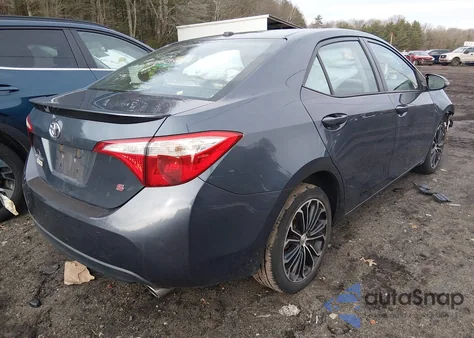 2016 Toyota Corolla S Plus from USA, damaged, VIN 2T1BURHE6GC568402
